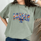 Mama Halloween Design – Buntes Design mit Schleife 🎃🧡💀 Sublimation, Druck - Sewando