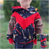 Schnittmuster Hoodie Brandon Gr. 80 bis 152 - Sewando