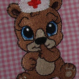 Stickdatei Teddy U-Heft Impfpass In the Hoop 625/T1 - Sewando