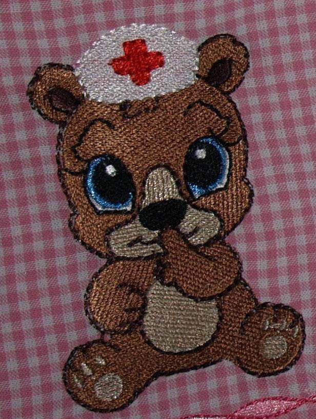 Stickdatei Teddy U-Heft Impfpass In the Hoop 625/T1 - Sewando