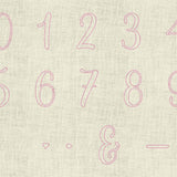 Stickdatei Schrift mit Herzen In Love 3 ca. 60mm Set 641 Doodle Applikation - Sewando