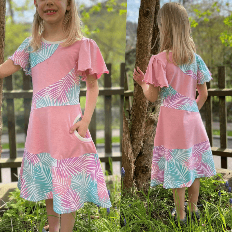 Schnittmuster Kleid Angel Gr. 80 bis 152 - Sewando