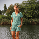 Schnittmuster Jumpsuit, Bluse & Hose Flora Gr. 32 - 52 - Sewando