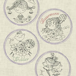 Stickdatei Sternzeichen Horoskop Button Set 980 - Sewando