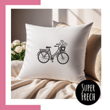 Plotterdatei - Fahrrad mit Blumenkorb - Sewando