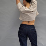 Schnittmuster Jeans, lockere Passform, high waist Jeans, Größe 36 - 50 - Sewando
