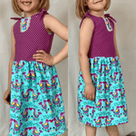 Schnittmuster Kleid Alilly Gr. 80 bis 152 - Sewando