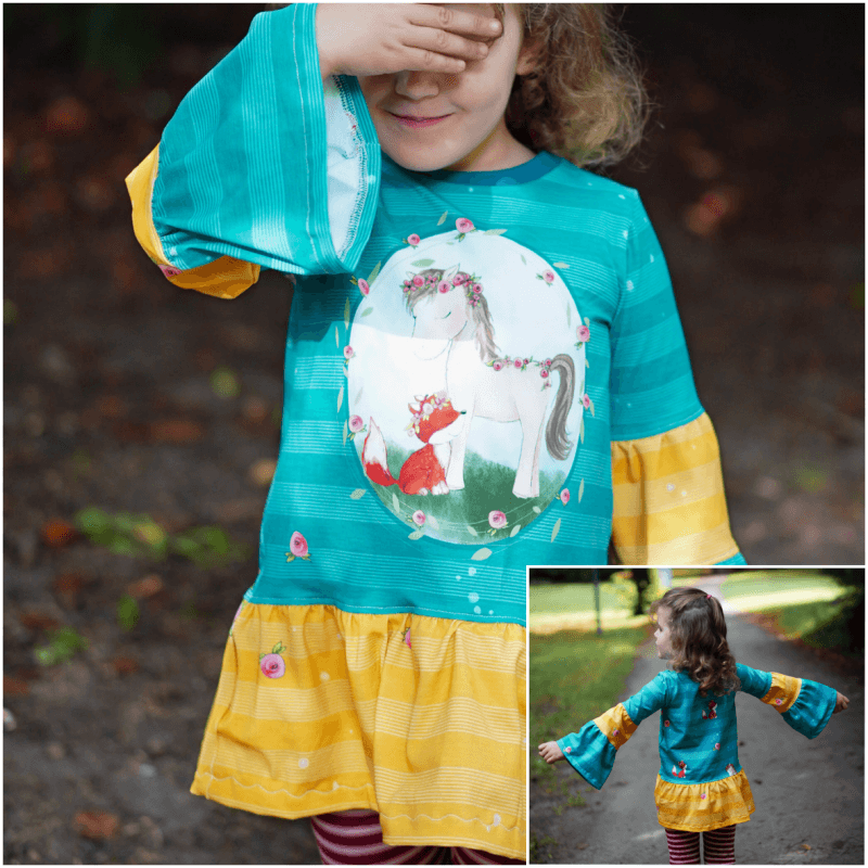 Schnittmuster Kleid Buttercup Gr. 80 bis 152 - Sewando