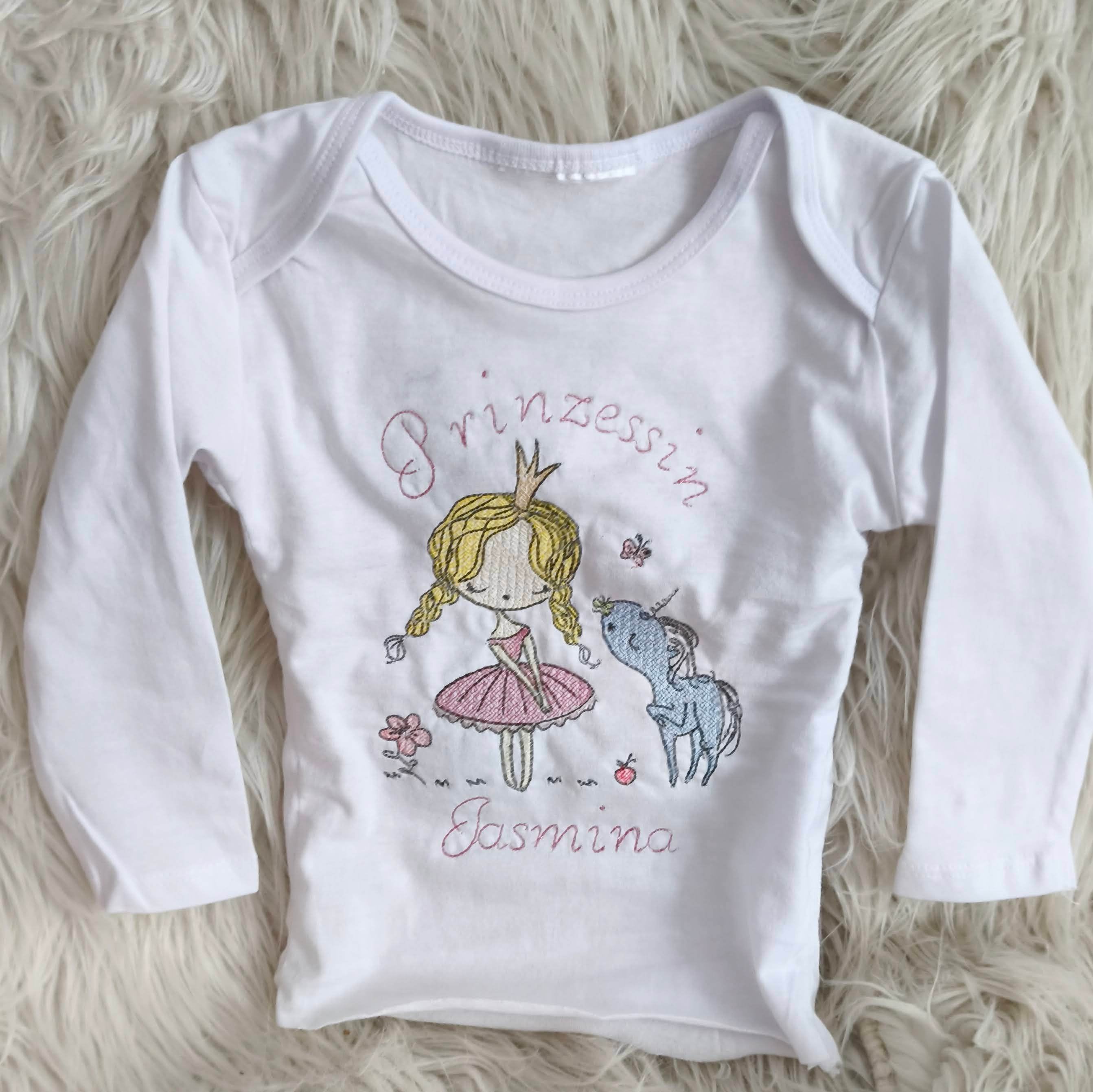 Stickdatei Prinzessin und Einhorn Set 2580 - Sewando