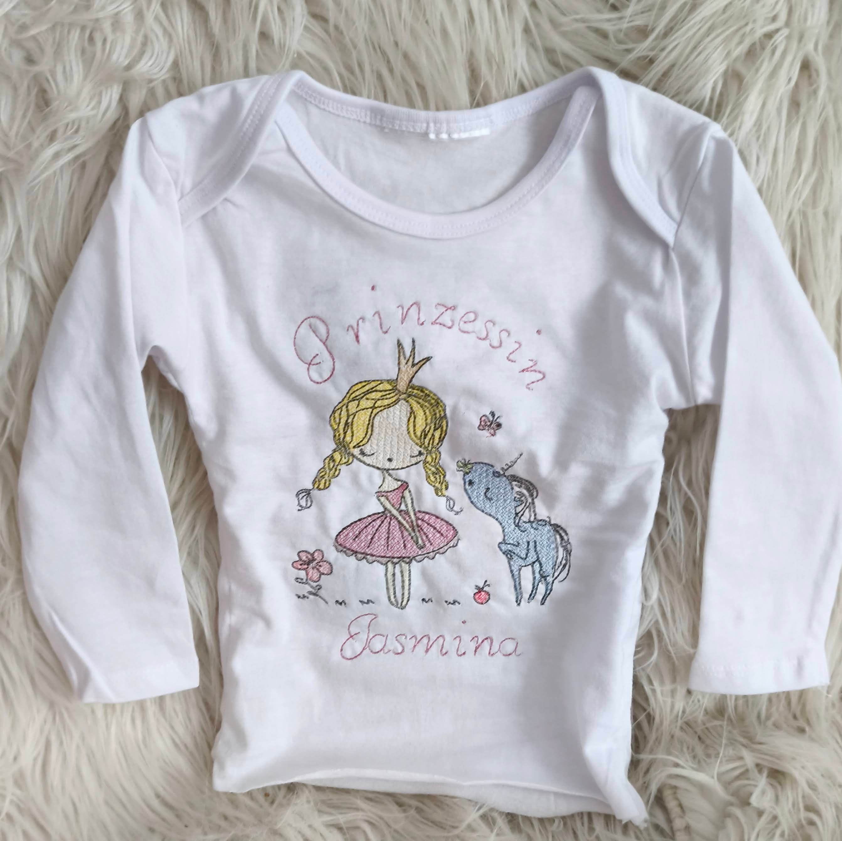 Stickdatei Prinzessin und Einhorn Set 2580 - Sewando