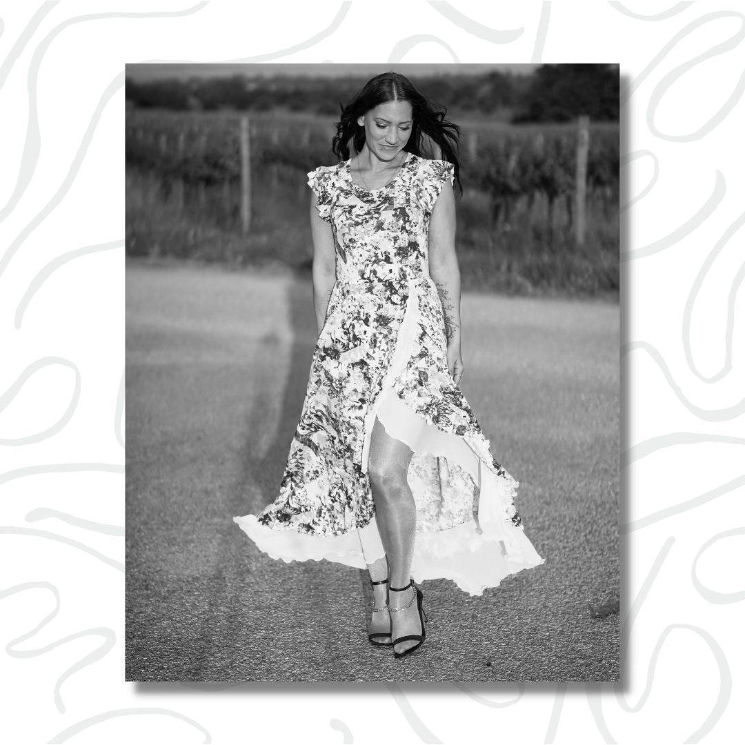 ADORABLE MARCELLINA - ROBE MAXI FÉMININE 32-46 - Sewando