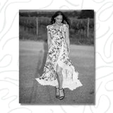 ADORABLE MARCELLINA - ROBE MAXI FÉMININE 32-46 - Sewando