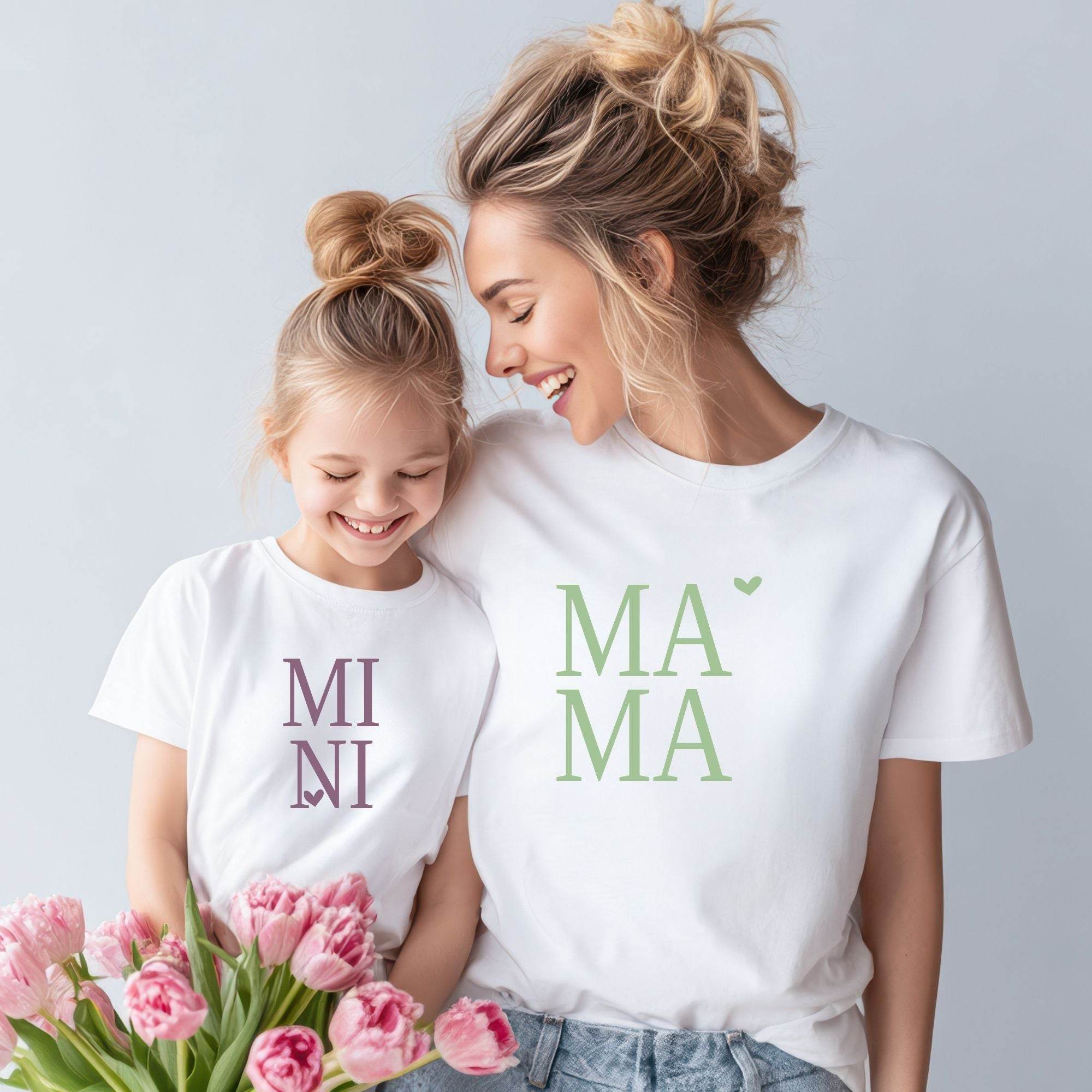Plotterdateien Bundle: Mama & Mini – 10 Partnerlook-Designs für Mutter-Tochter-Shirts (SVG, PNG, EPS, DXF) - Sewando