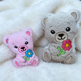 Stickdatei Teddy Flora mit Blume Set 2699