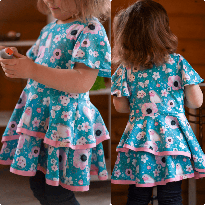 Schnittmuster Kleid AppleJuicy Gr. 80 bis 152 - Sewando