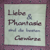 Stickdatei Sprüche Küche Set 710
