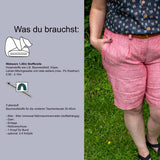 Schnittmuster Shorts „Barfuß durchs Blau“ Damen Gr. 32 - 62