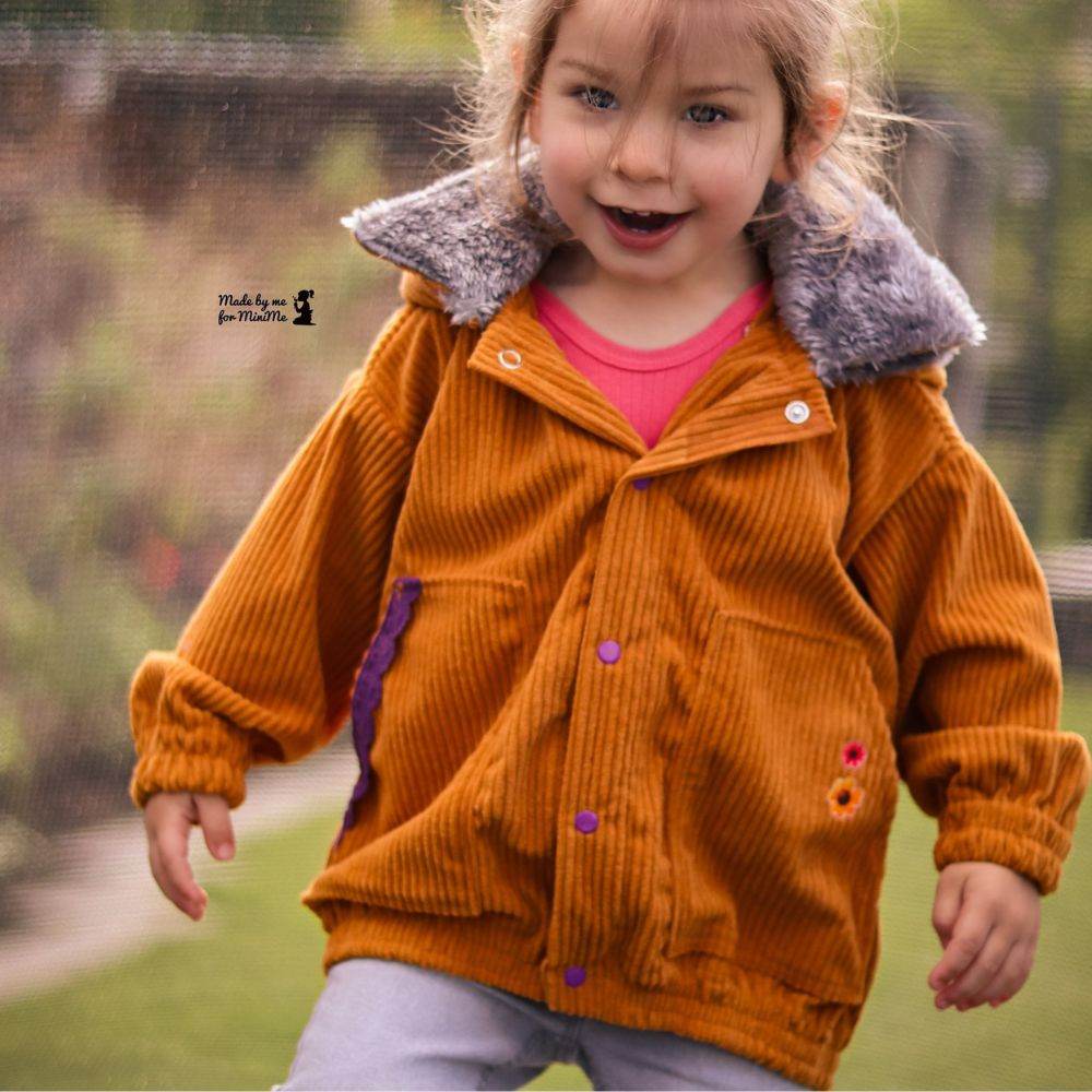 Schnittmuster oversize Jacke Harley Mini Gr. 74-128 - Sewando