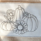 Stickdatei Herbst Mug Rug Lineare Art  / Outline Set 26138