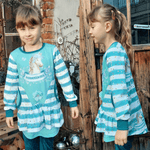 Schnittmuster Pullover/ Kleid Applepie Gr. 80 bis 152 - Sewando