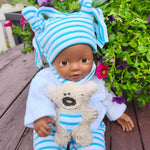 Stickdatei Puppenkleidung für Baby Puppe ca. 32cm Set 2551 - Sewando