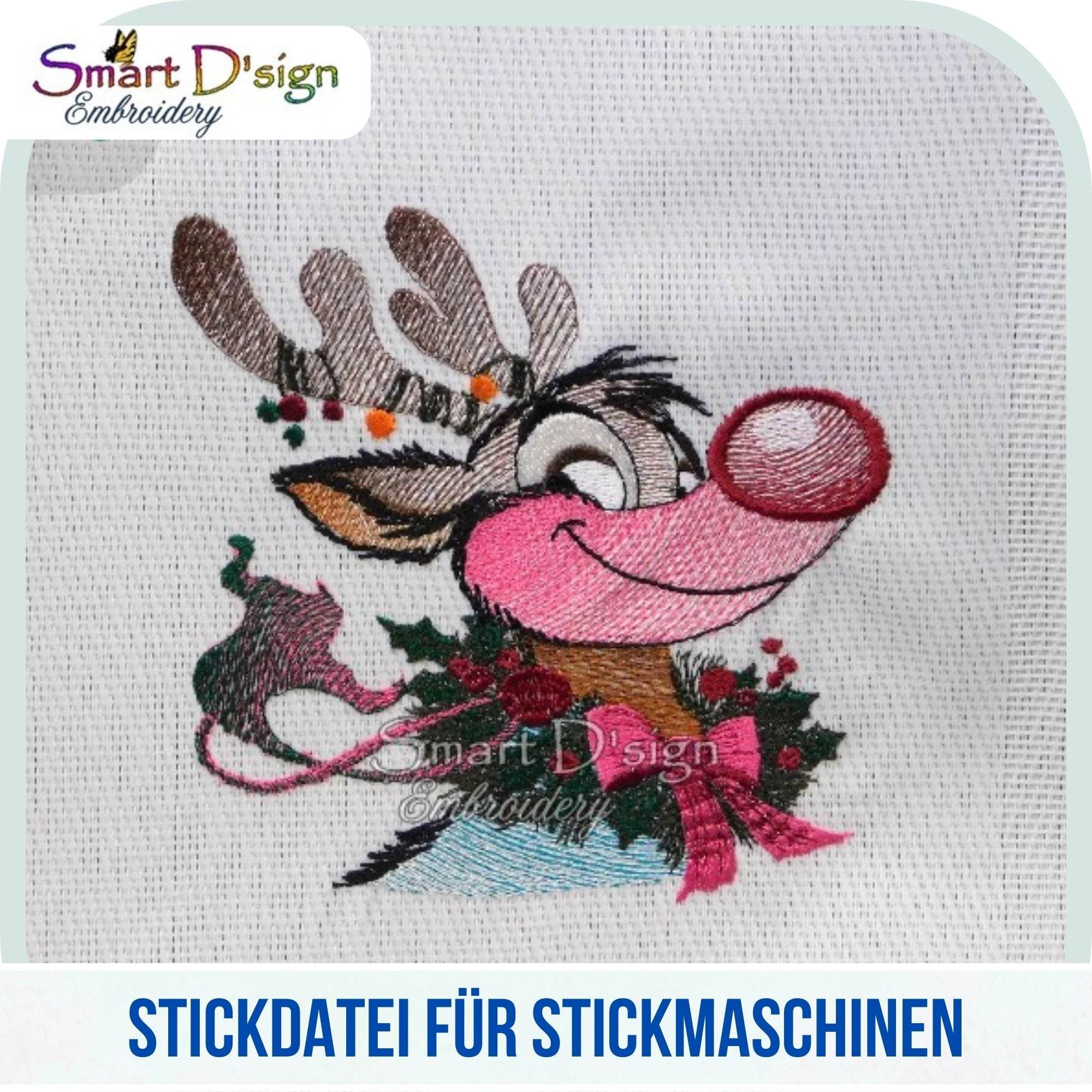 STICKDATEI - FREUNDLICHER DANCER RENTIER - Sewando