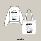 Plotterdatei SVG – Tired Nurse Club | Krankenschwester