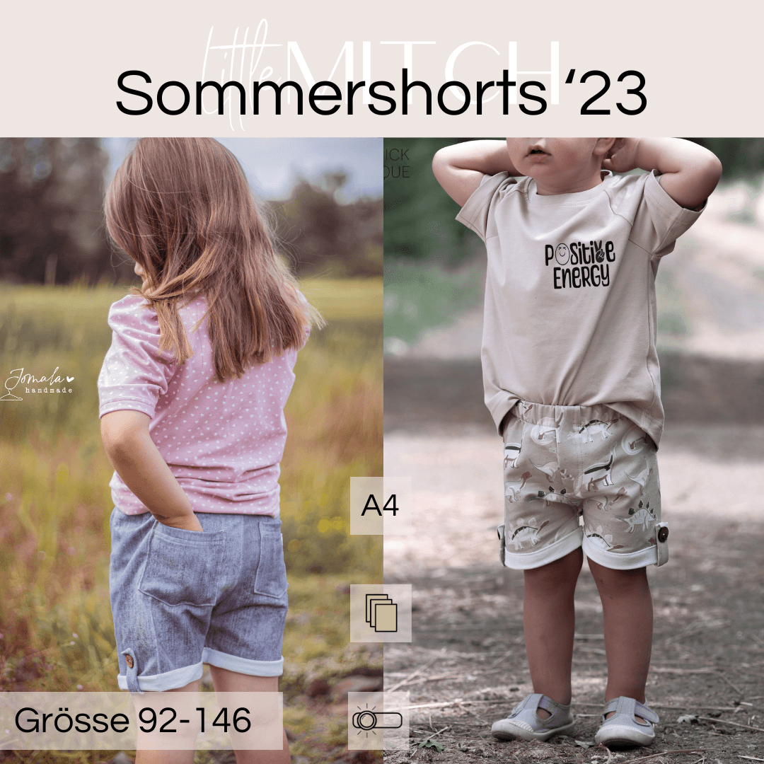 Schnittmuster Sommershorts '23 Maxi Gr. 92-146 - Sewando