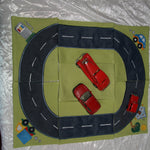 Stickdatei Auto Rennbahn /Spielteppich Set 262 - Sewando