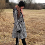 Schnittmuster Cardigankleid Feminina, Größe 32 - 50 : - Sewando