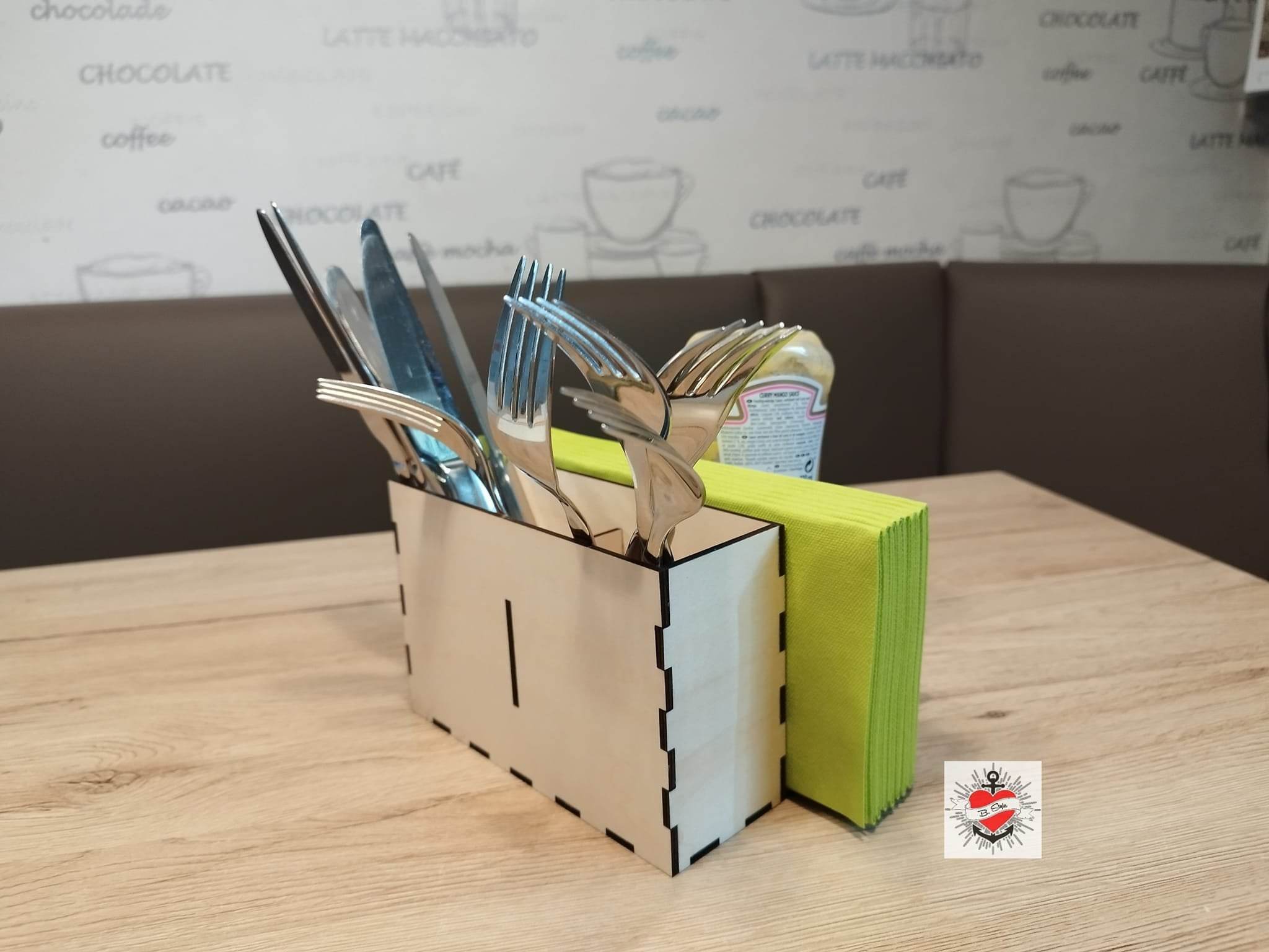 Basteln *3 mm Besteckbox* Laserdatei - Sewando