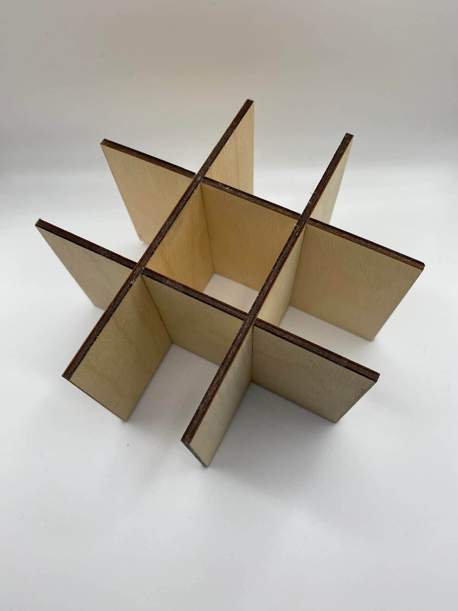 *3 mm Box mit ver. Teilern* Laserdatei - Sewando