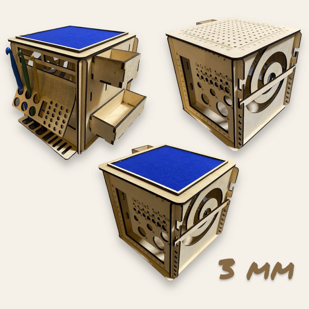 Basteln *3 mm Garnbox* Laserdatei - Sewando
