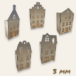 Basteln *3 mm Häuserbox* Laserdatei - Sewando
