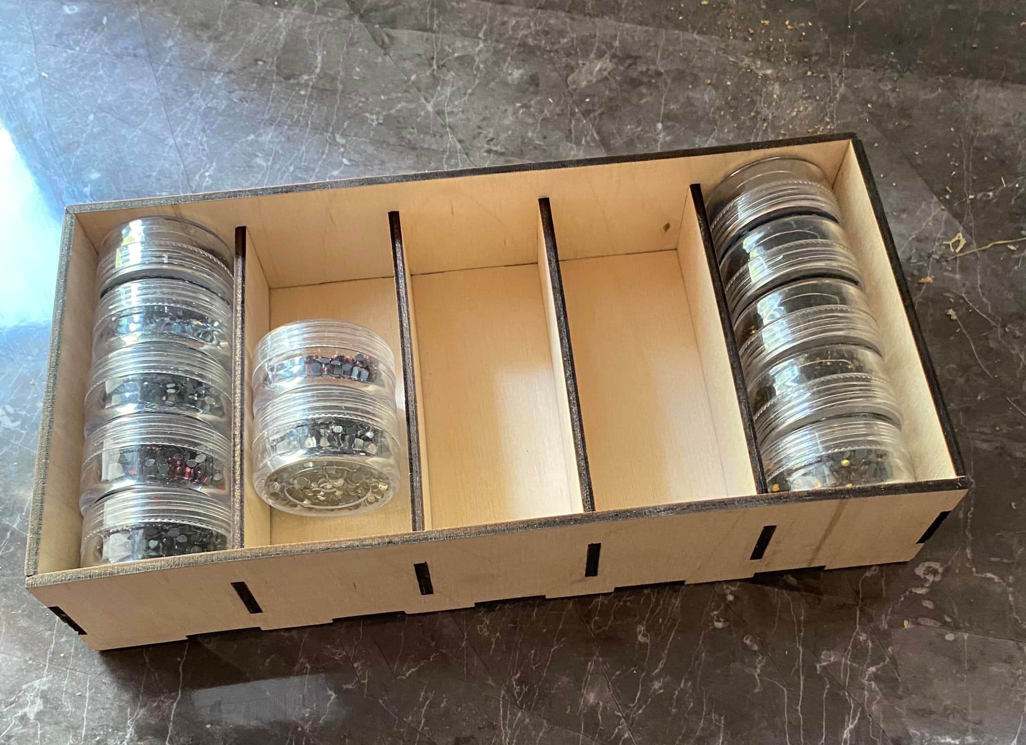 Basteln *3 mm Tape Box* Laserdatei - Sewando