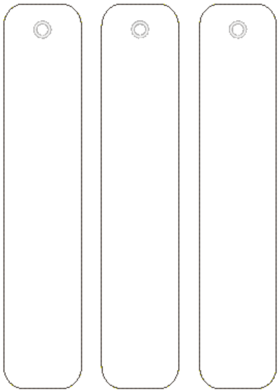 Stickdatei - Lesezeichen, 12 Motive (Single Line) - Sewando