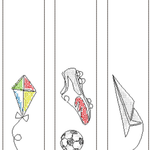 Stickdatei - Lesezeichen, 12 Motive (Single Line) - Sewando