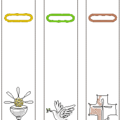 Stickdatei-Set - 3 christliche Motive - Sewando