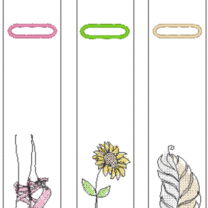 Stickdatei - Stiftecover mit div. Motiven - Sewando