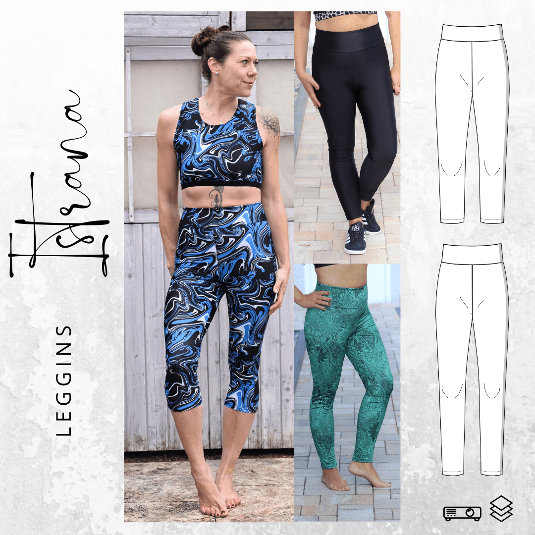 Schnittmuster Leggins ISTRANA Gr. 34-48 : - Sewando