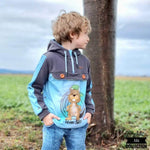 Herbstwind & Frühlingssonne Anorak, Windbreaker, Drüberzieh-Hoodie für 69cm-140cm Körpergröße - Sewando