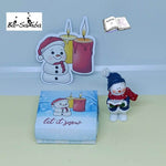 Digiset Fridolin der Schneemann, Digistamp, Digipaper, Plotterdatei, Sublimation - Sewando
