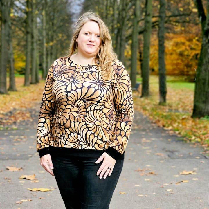 Sweater Josefina Gr. 34 - 54 inkl. A0 + Beamerdatei - Sewando