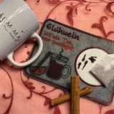 Stickdatei - Mugrug "Glühwein ist wie Tee, nur lustiger"