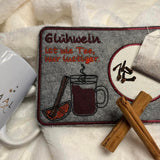 Stickdatei - Mugrug "Glühwein ist wie Tee, nur lustiger"
