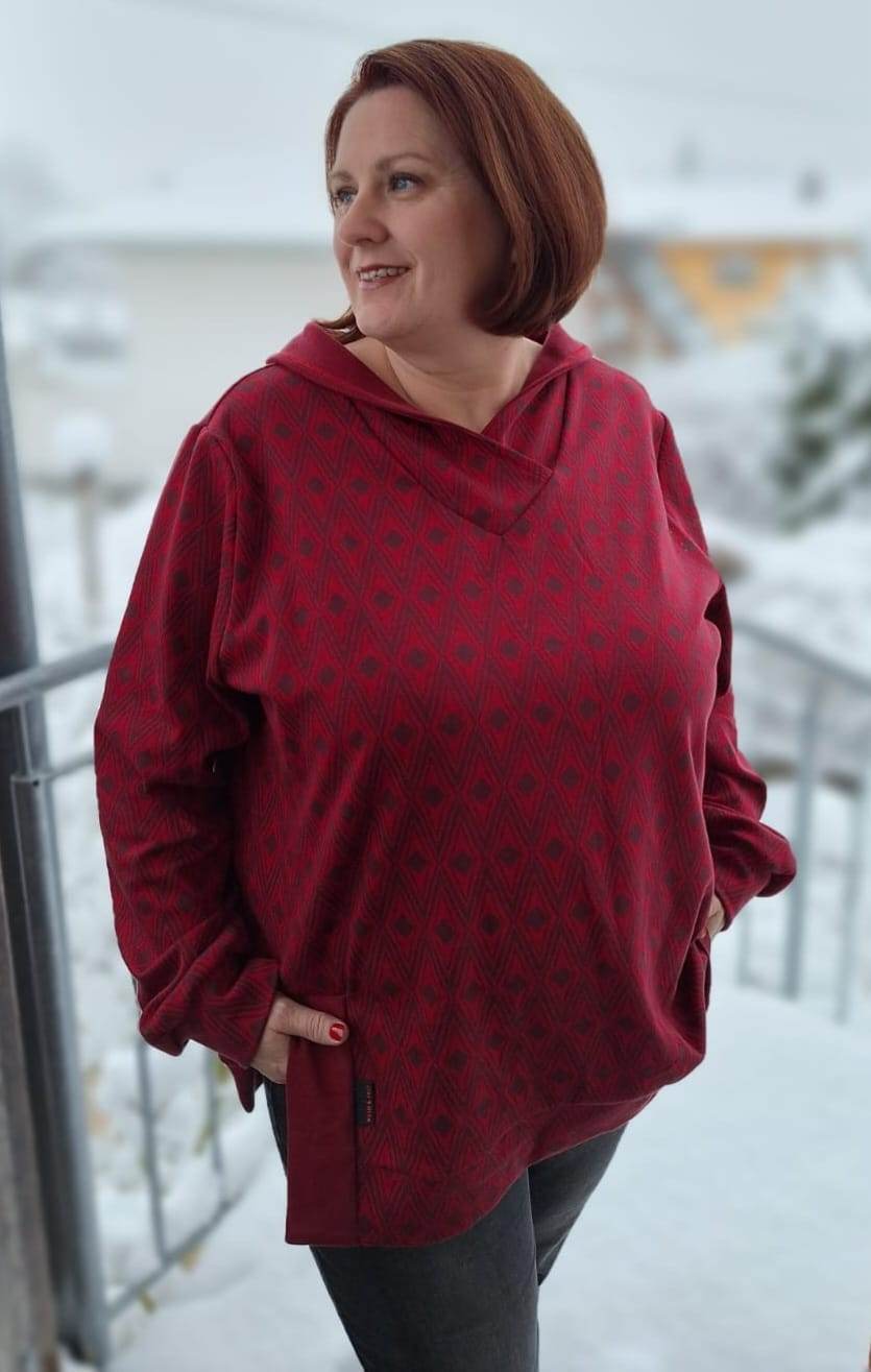 KNUD.hoodiekleid | Damen | 32-52 | Schnitt : - Sewando