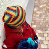 "Beanie-Buffalo" ein Mützen-Schnittmuster für Wolle-Seide (KU47-85)