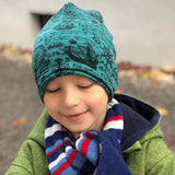 "Beanie-Buffalo" ein Mützen-Schnittmuster für Wolle-Seide (KU47-85)