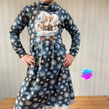 Schnittmuster Raglankleid Winter Glanz