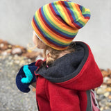 "Beanie-Buffalo" ein Mützen-Schnittmuster für Wolle-Seide (KU47-85)